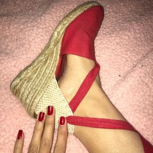 Espadrille wedges size 6
